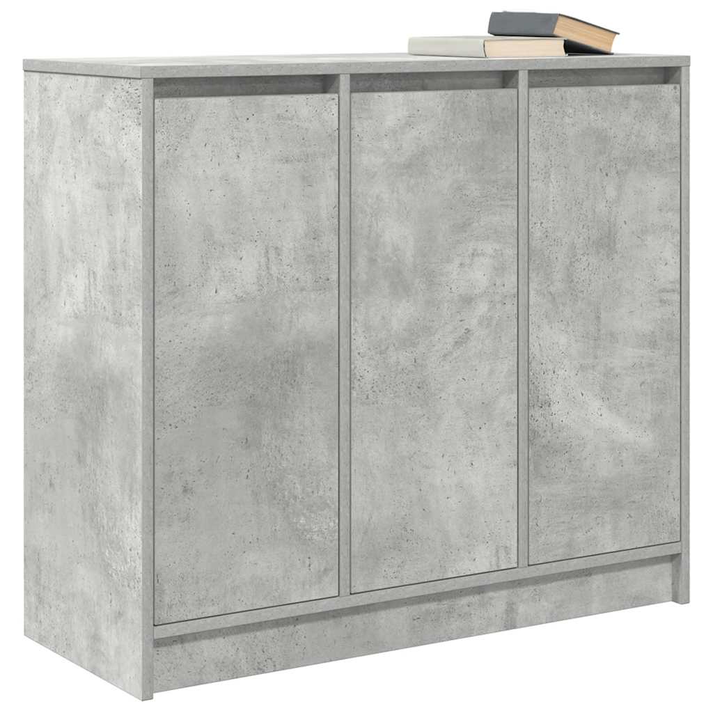 Sideboard Concrete Grey 85x34x76 cm Engineered Wood